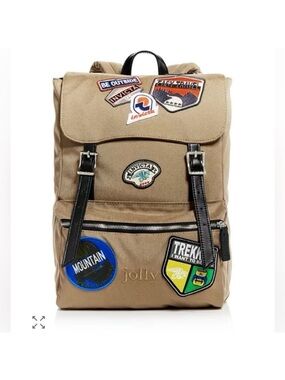 Invicta Jolly Heritage Patch Backpack - Sand